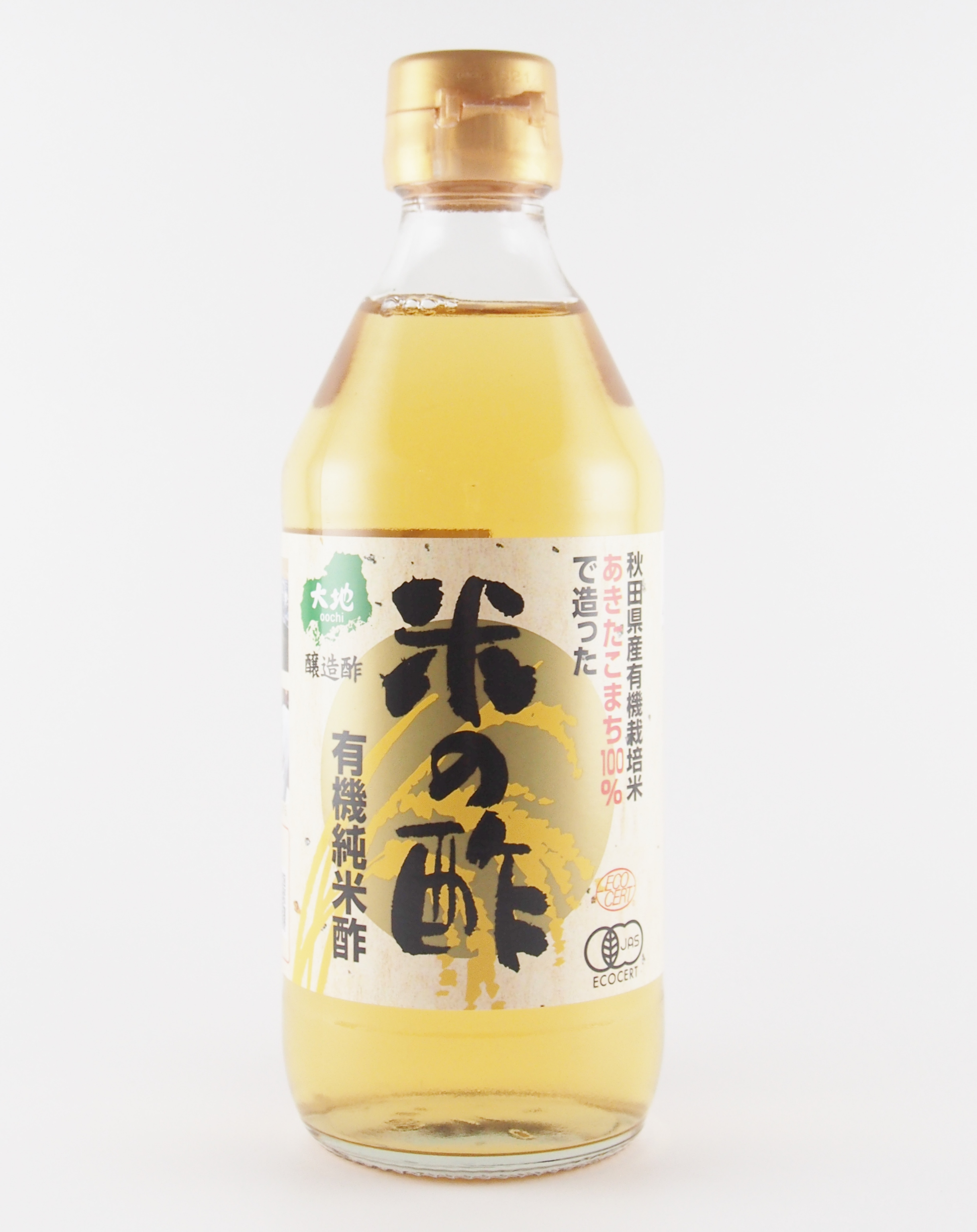 【有機JAS認定 あきたこまちを使用】有機純米酢 米の酢 360ml【11110400】