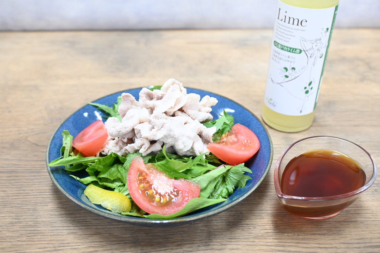 豚しゃぶライム酢だれ