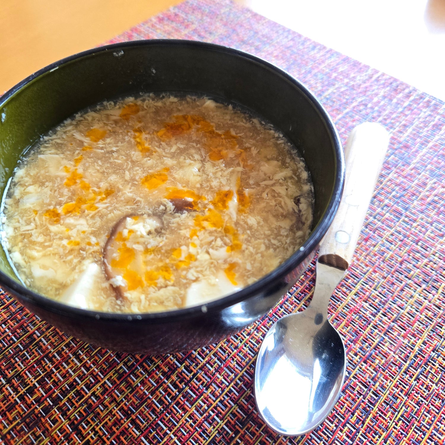 純赤酢の酸辣湯スープ