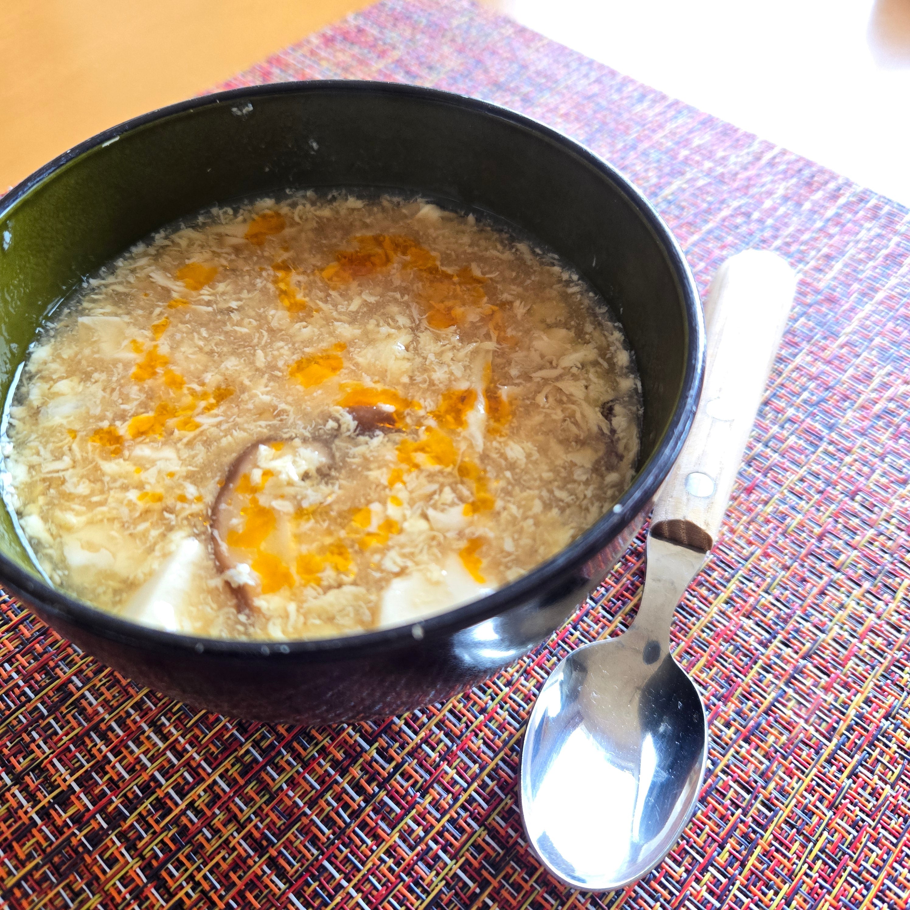純赤酢の酸辣湯スープ