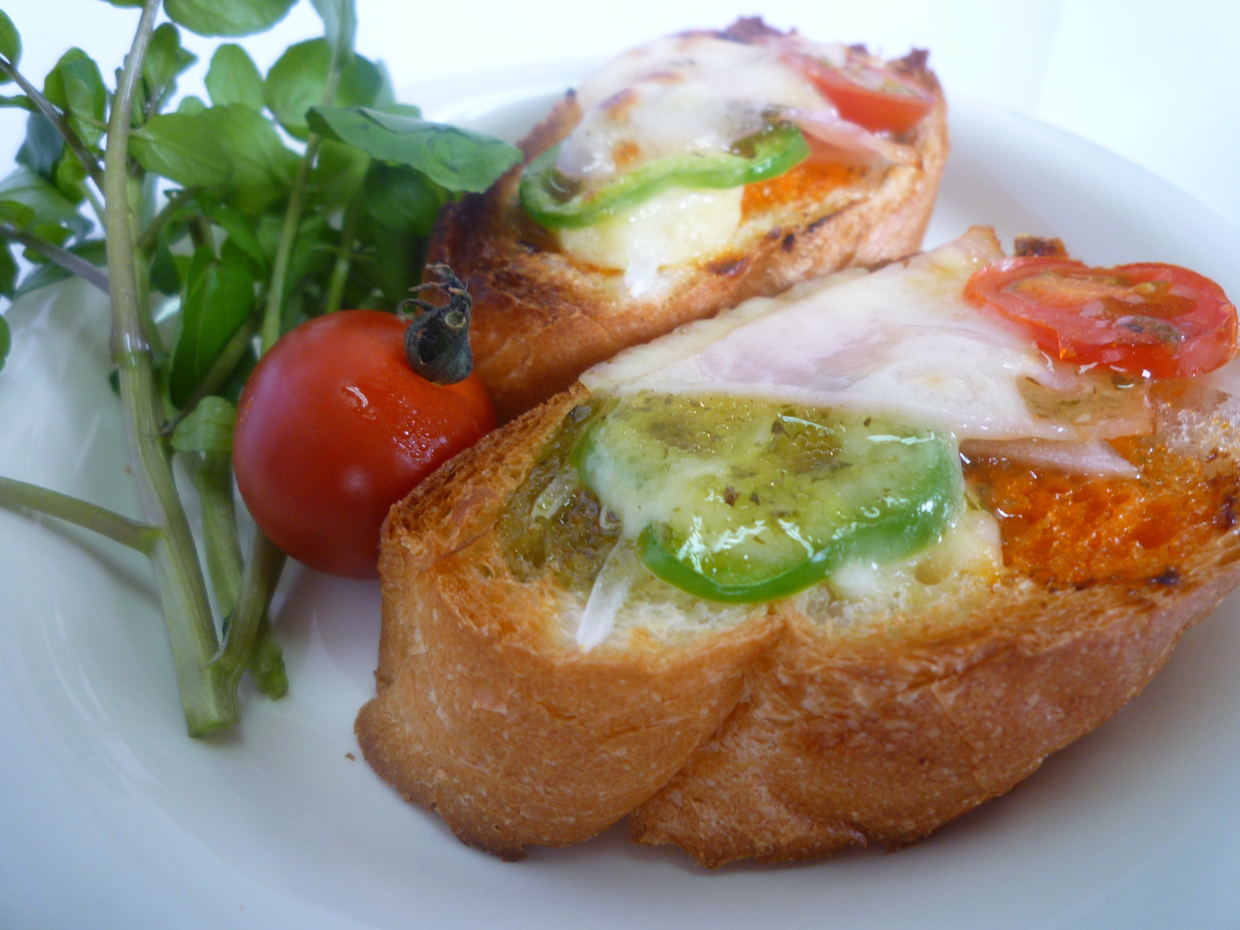 簡単ピザトースト – センナリ おいしさ研究所 大地：有機JAS認定「米の