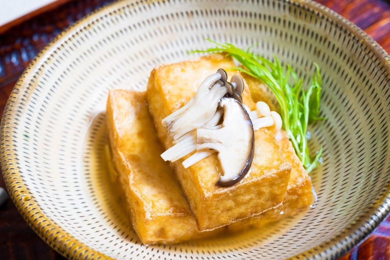 厚揚げのきのこ黒酢あんかけ - センナリ おいしさ研究所 大地 