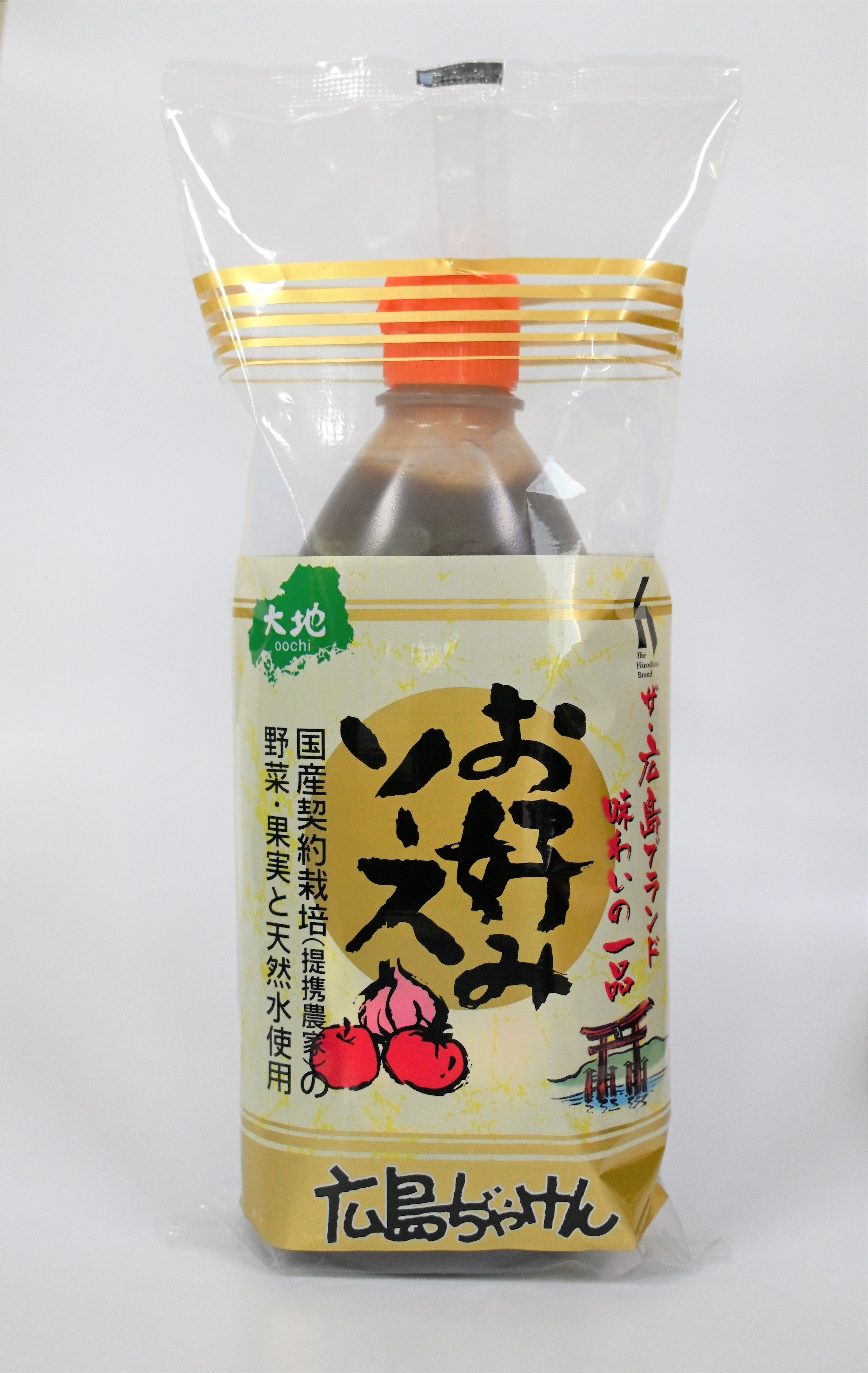 広島ぢゃけんお好みソース500ｇ　国産野菜・果物使用