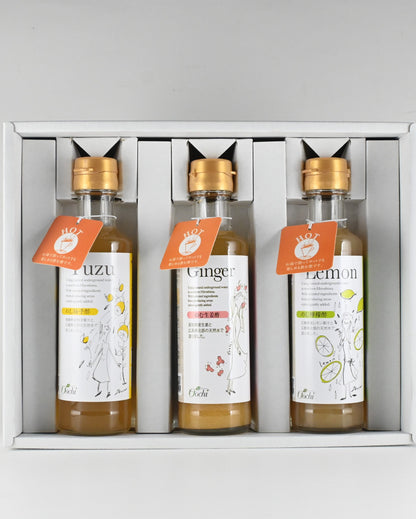 HOTのむ酢セット（柚子・生姜・檸檬）【91311150】